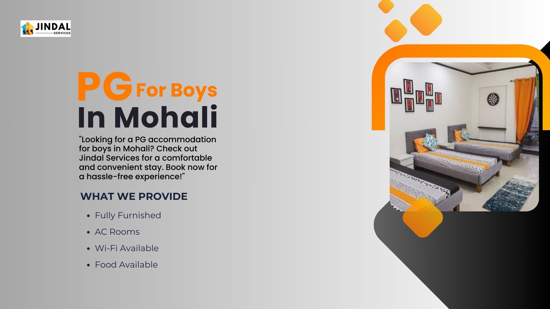 PG For Boys in Mohali