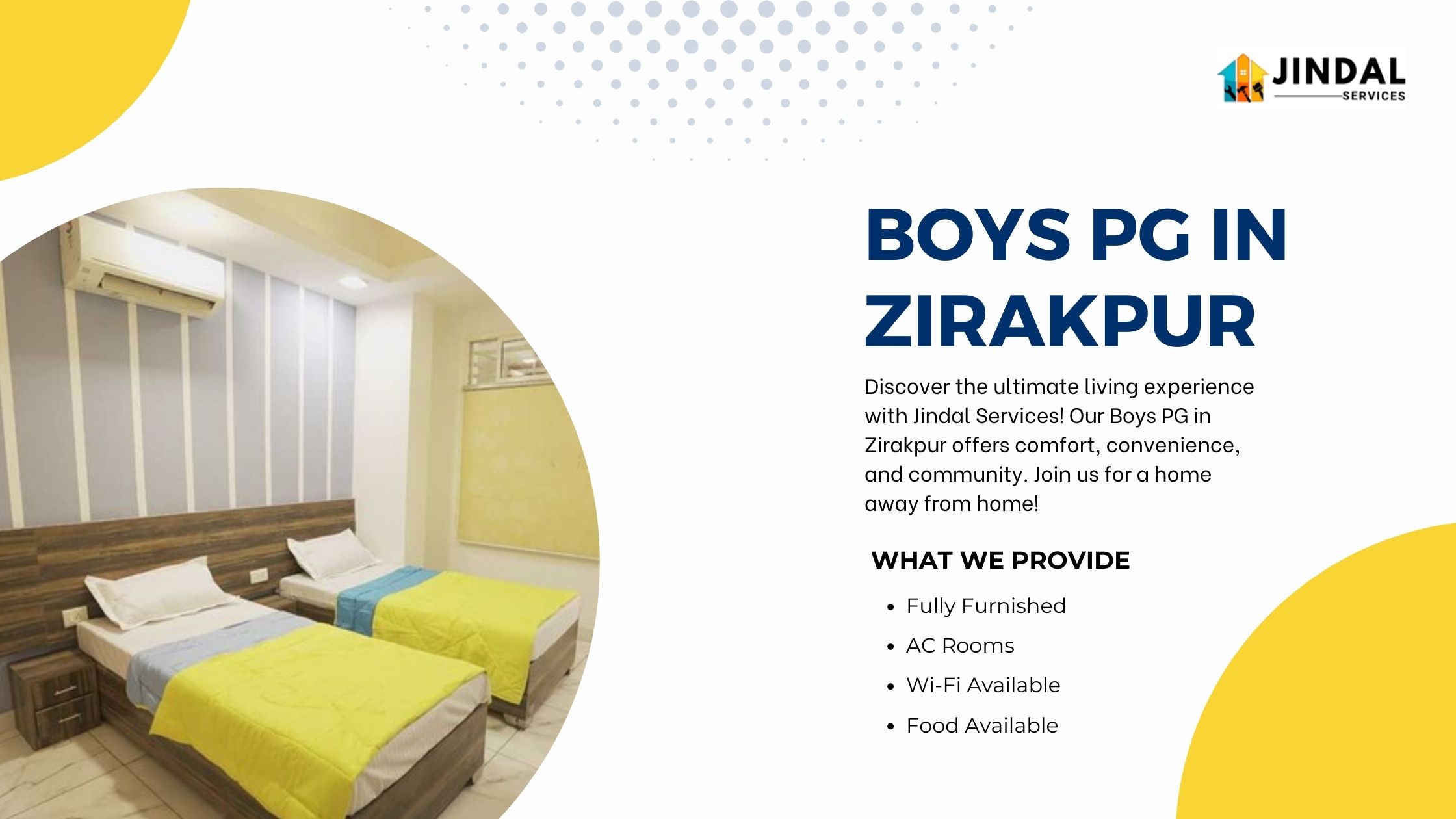 Boys PG in Zirakpur