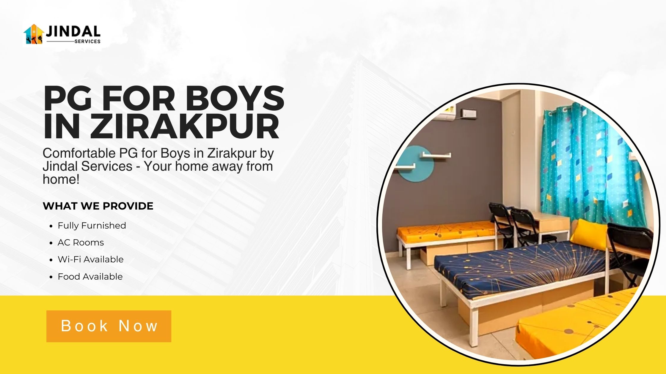 PG For Boys in Zirakpur