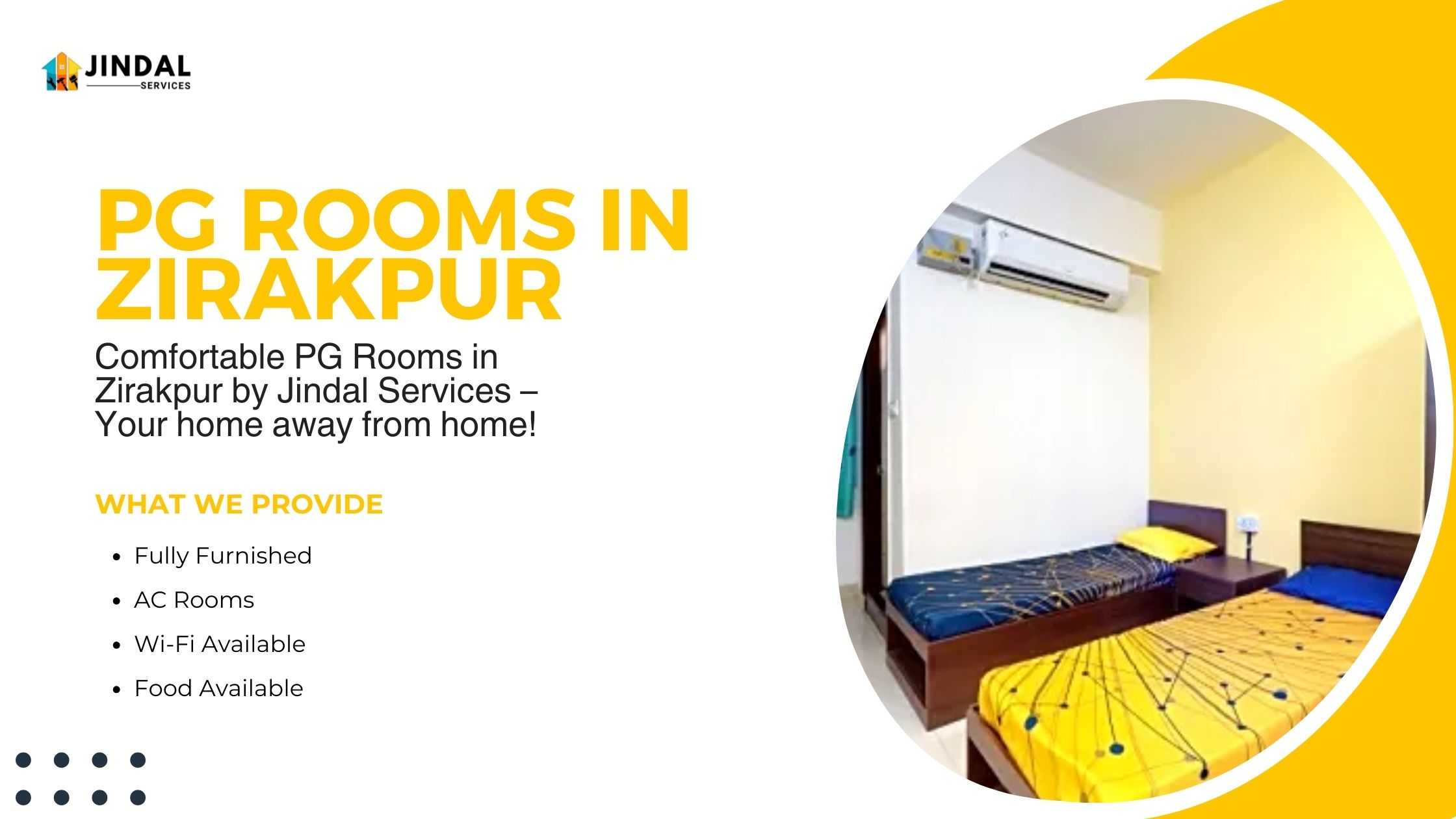 PG Rooms in Zirakpur