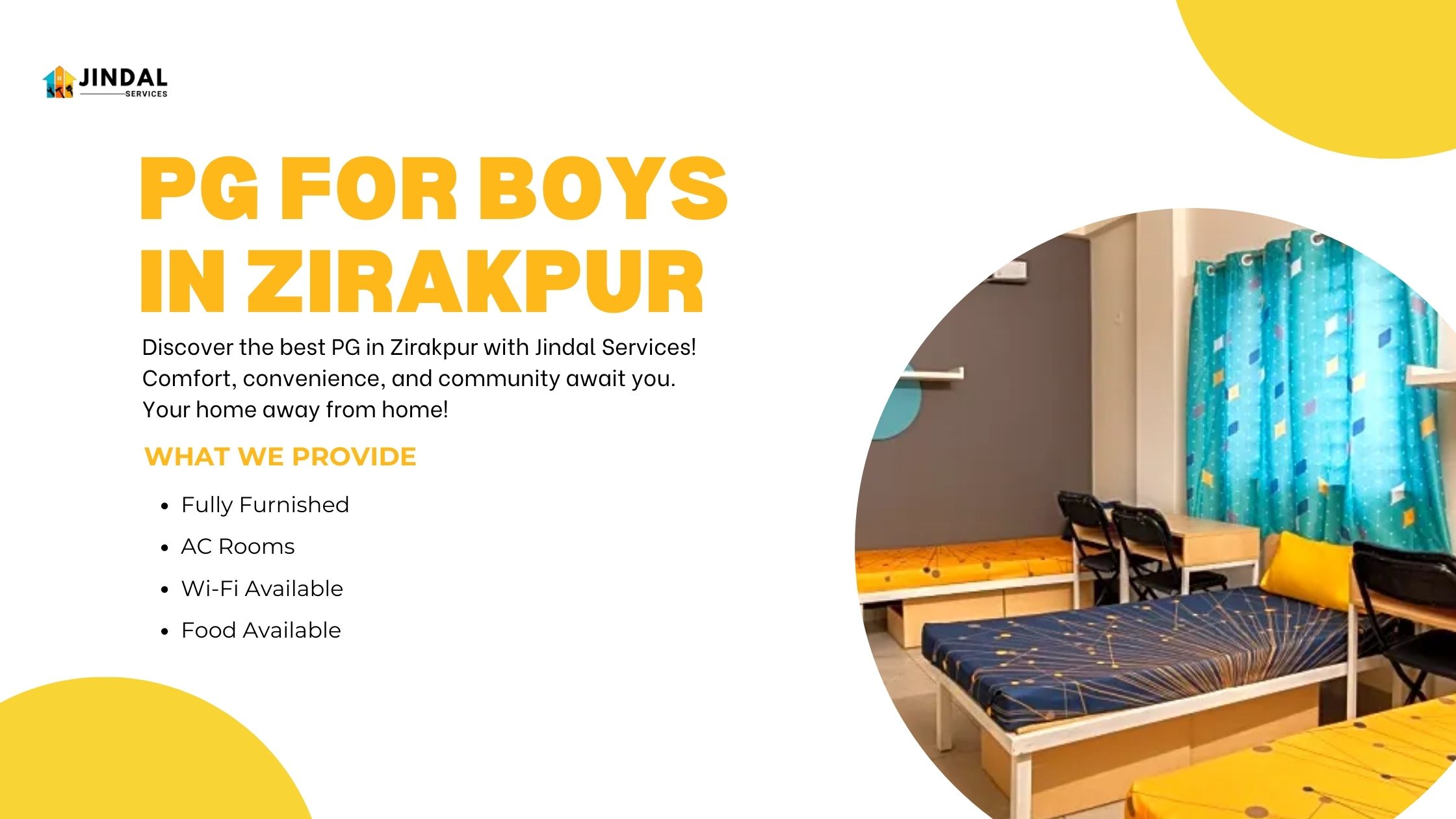 PG For Boys in Zirakpur