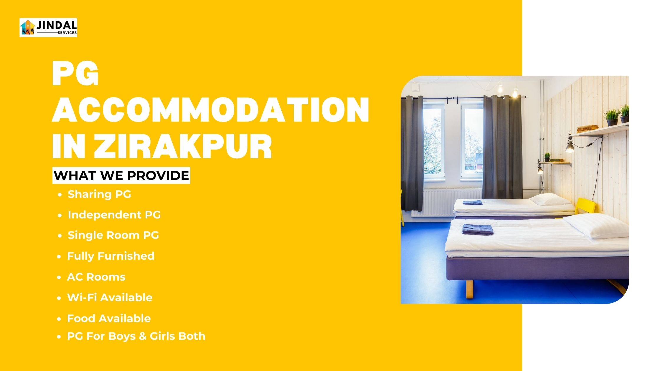 PG Accommodation in Zirakpur