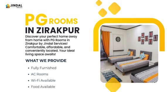 PG Rooms in Zirakpur: Stylish Living by Jindal Services