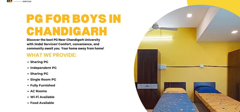 Comfort and Convenience: PG for Boys in Chandigarh by Jindal Services