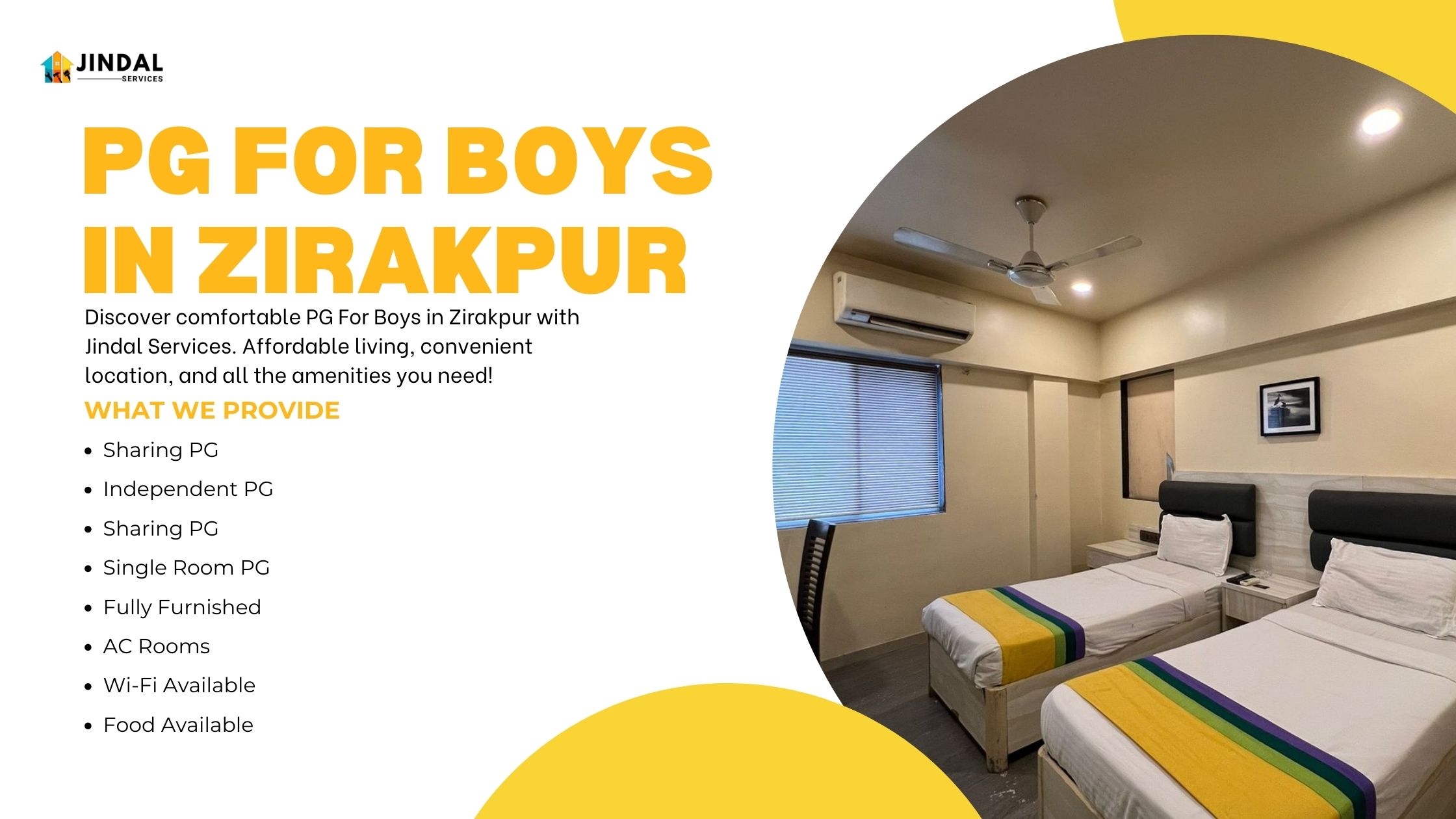 PG For Boys in Zirakpur