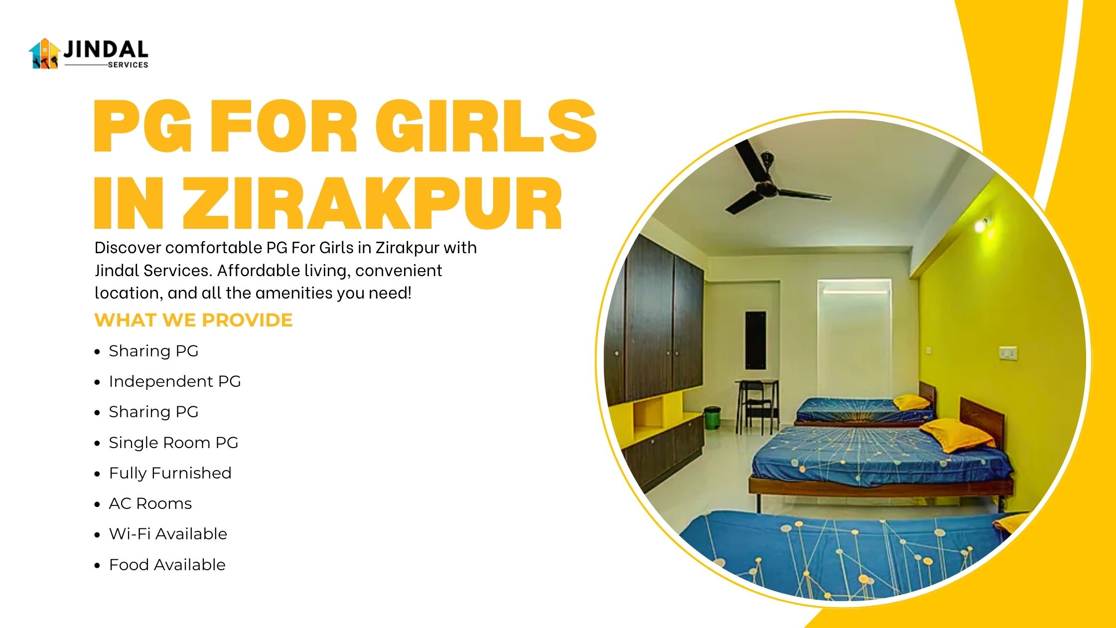 PG For Girls in Zirakpur