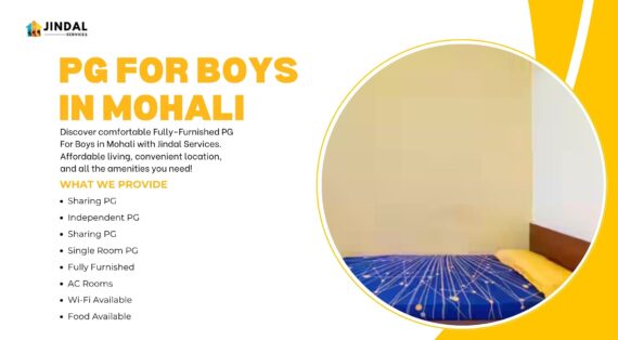 Secure and Comfortable PG for Boys in Mohali by Jindal Services