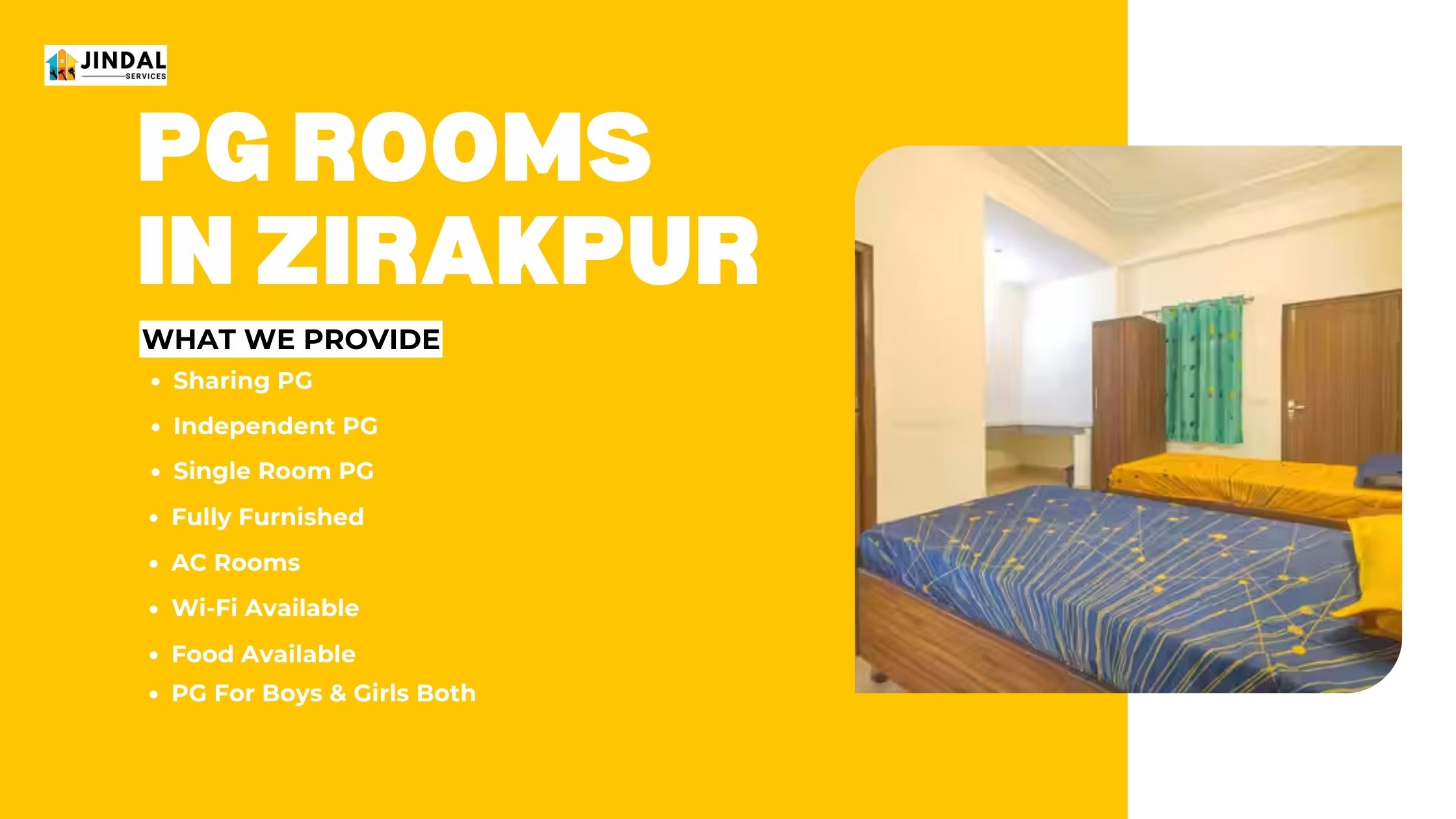 PG Rooms in Zirakpur