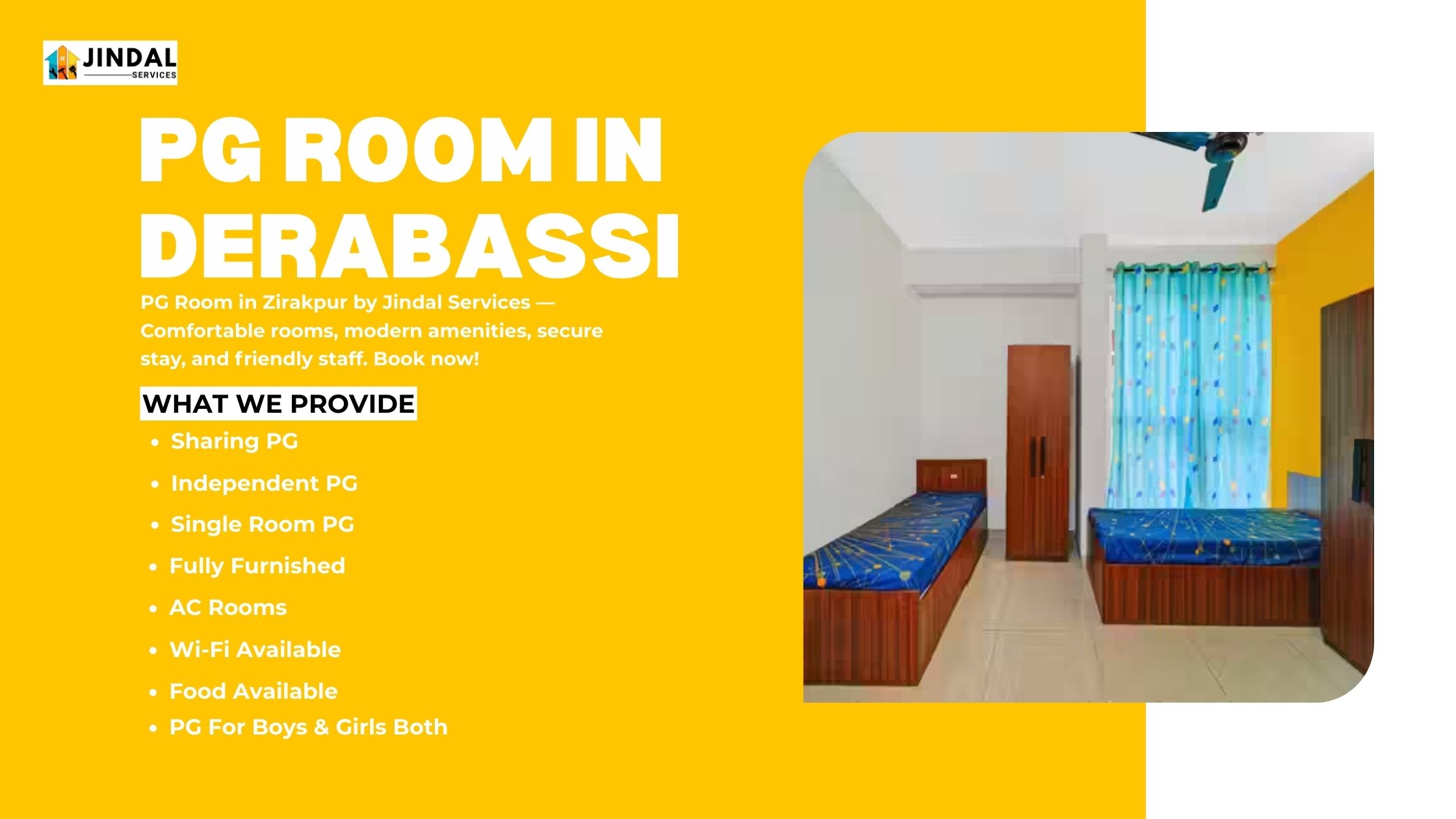 PG Rooms in Derabassi