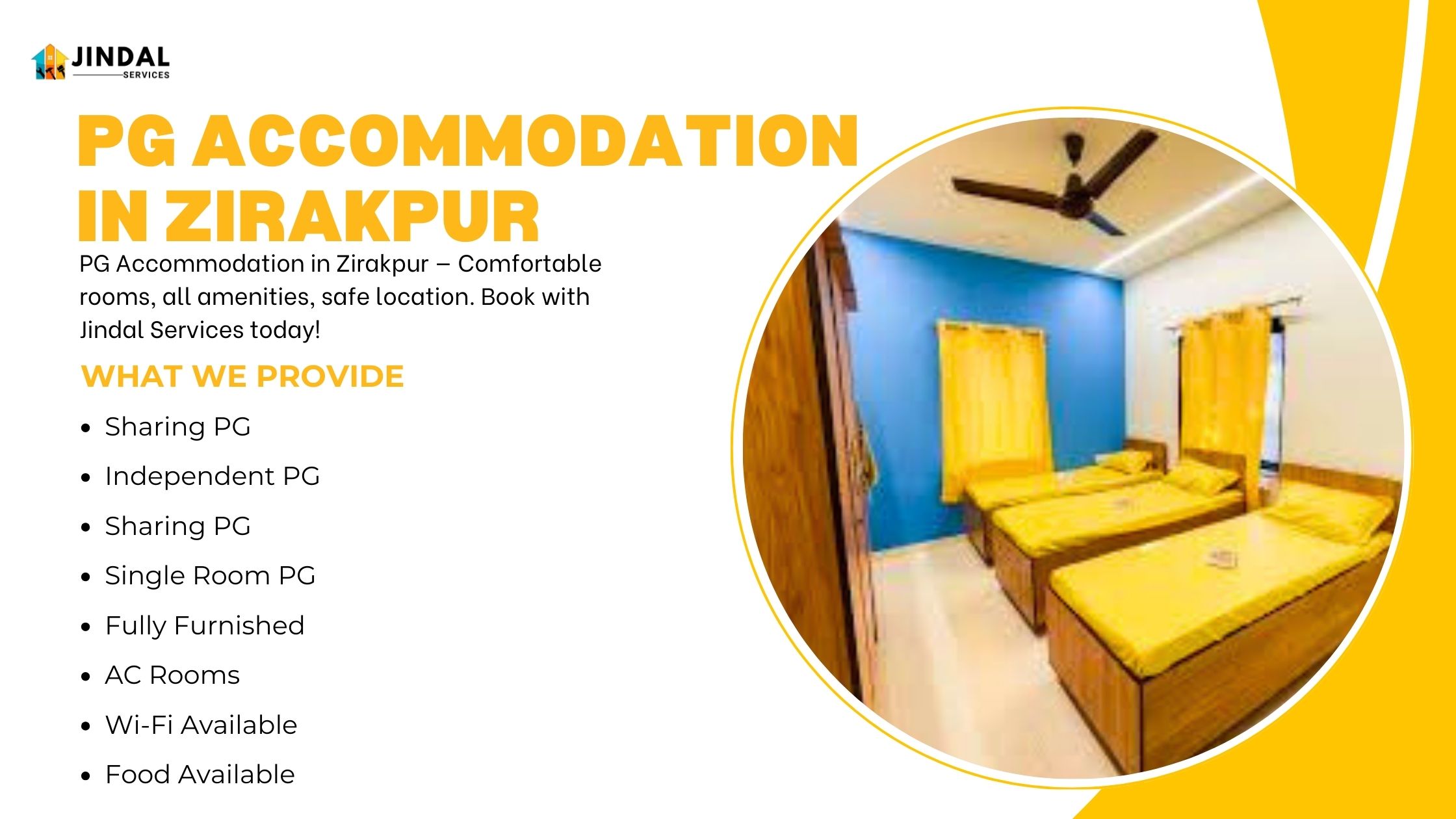 PG Accommodation in Zirakpur