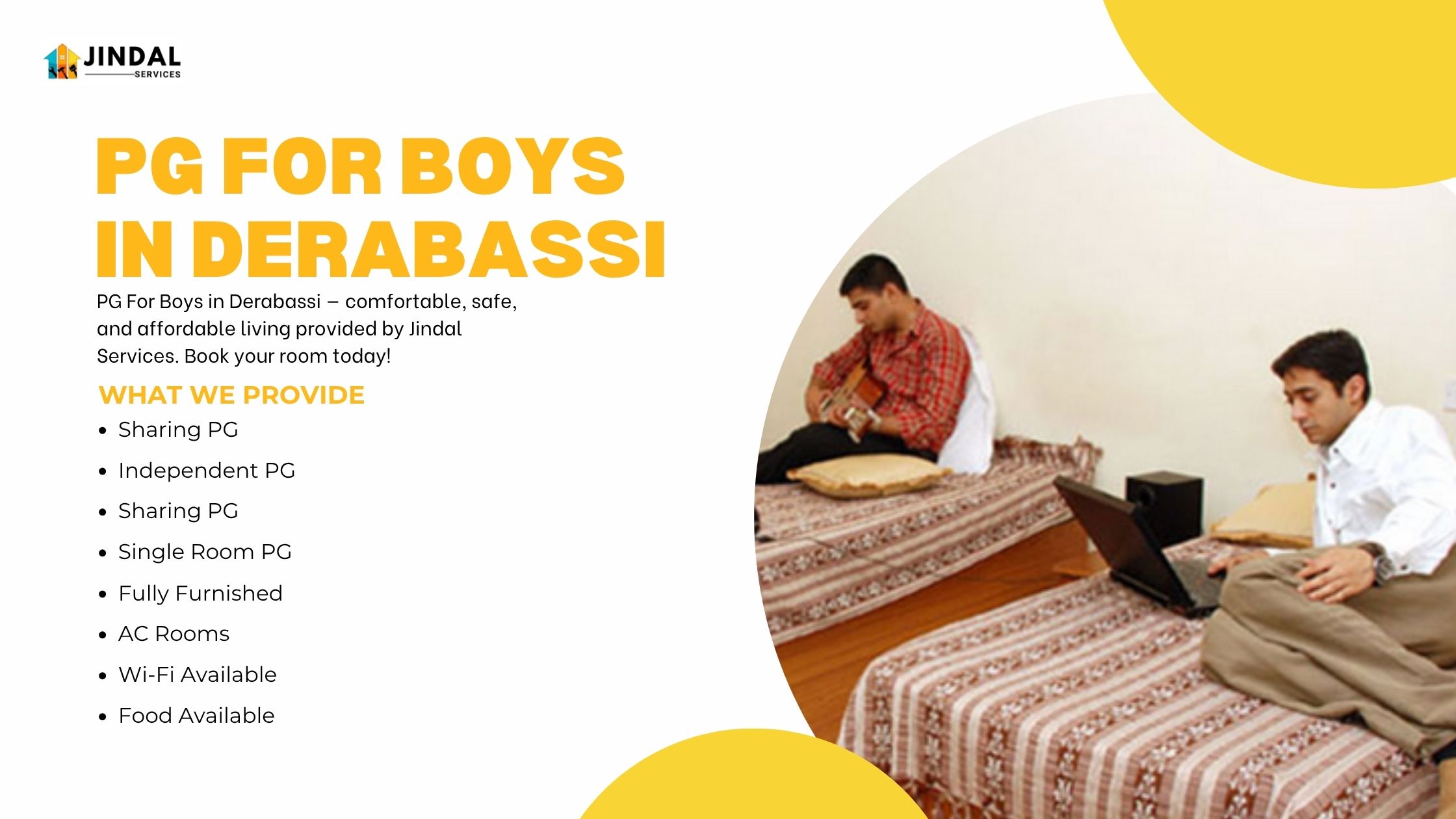 PG For Boys in Derabassi